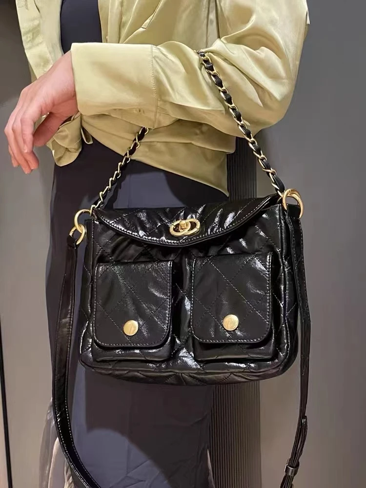 【嘉嘉严选】YX-3007 黑色-轻奢新款百搭时尚气质简约小众包