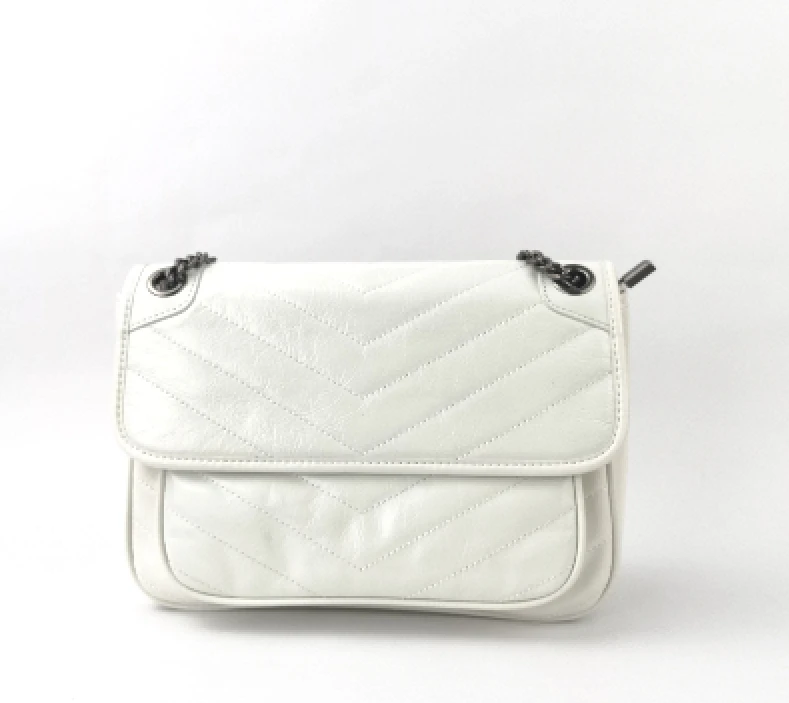 【嘉嘉严选】ZP-2722 白色-轻奢女士简约百搭时尚气质小众斜跨包
