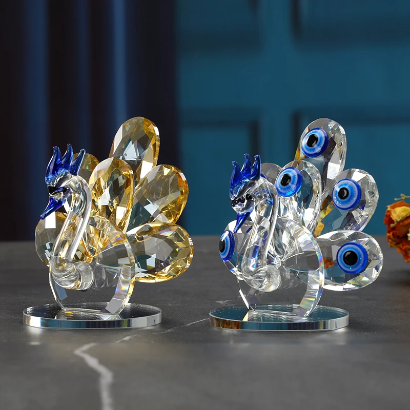 水晶菠萝客厅小摆件家居饰品现代创意礼品招财茶几酒柜装饰品摆件