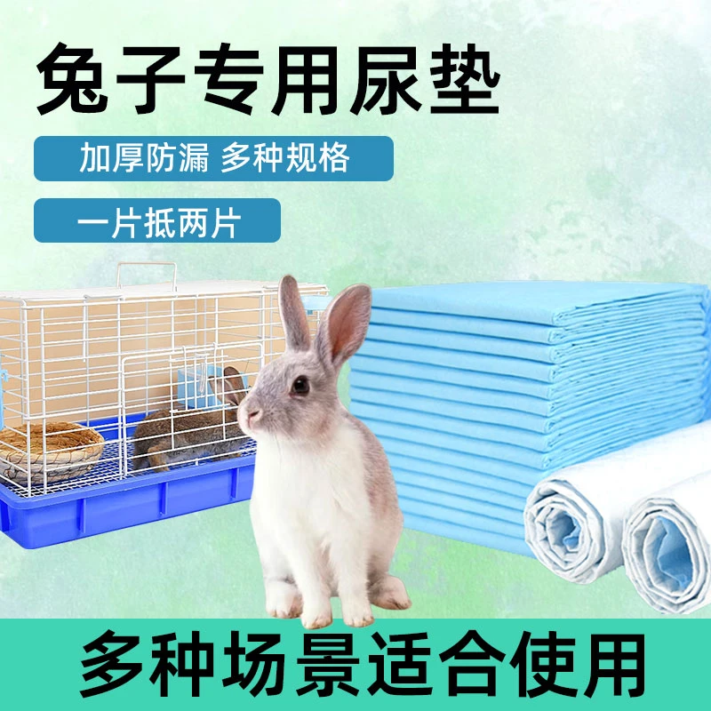兔子尿垫吸水垫宠物兔专用尿不湿纸尿布兔笼一次性隔尿垫兔兔用品