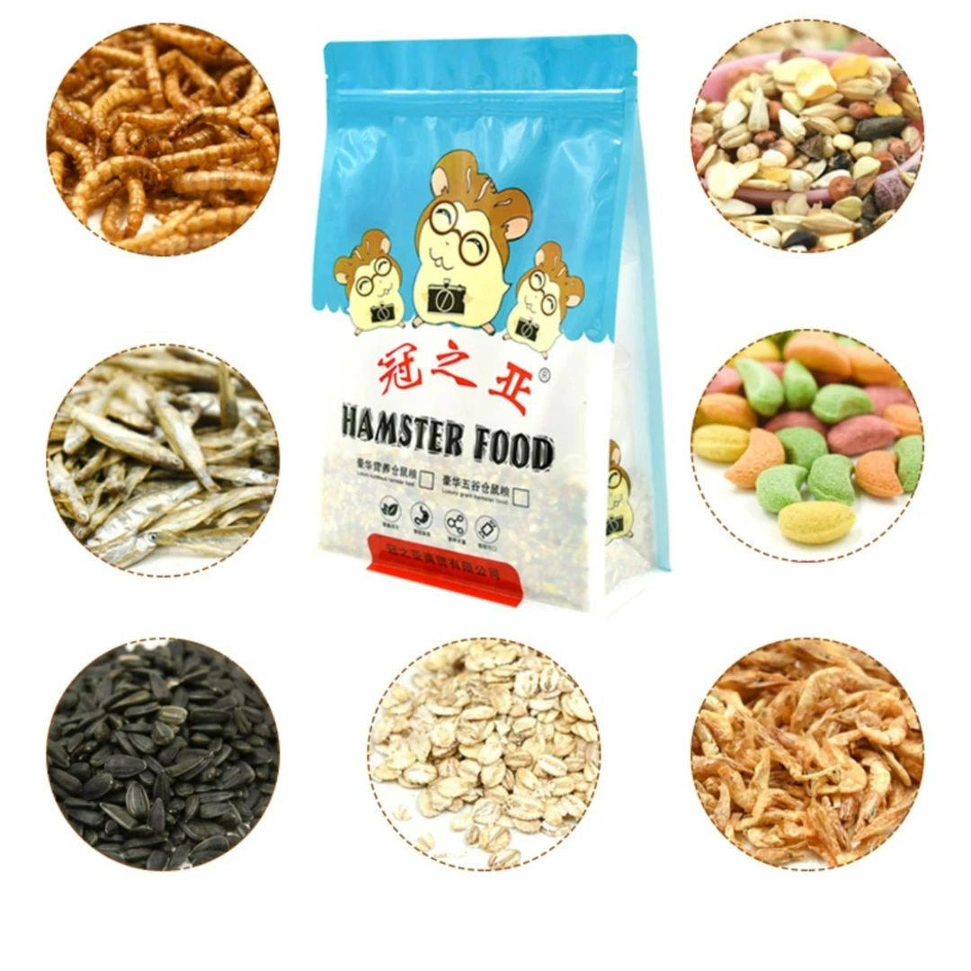 仓鼠粮食 营养主粮 仓鼠五谷粮 金丝熊花枝鼠饲料食物用品 5斤装