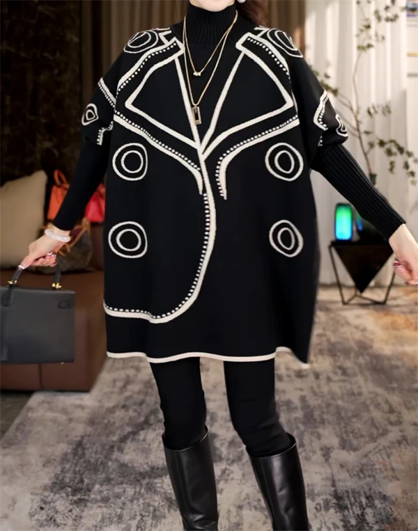 加厚保暖【优雅美人】秋冬必备时尚上档次洋气高档毛衣上衣-5519#