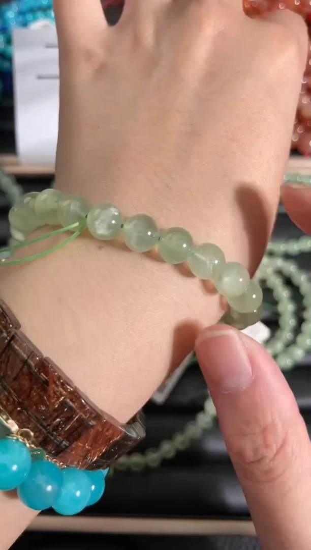【闪购商品】水晶手链未镶嵌葡萄石8m【多样性发货】