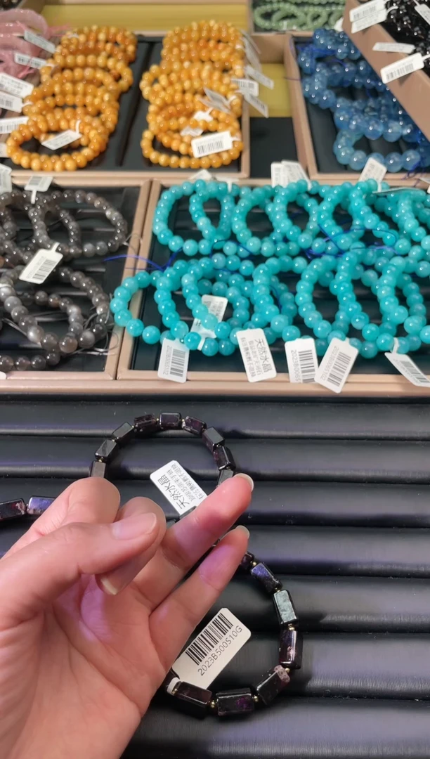 【闪购商品】水晶手链未镶嵌A苏俱来柱型手链6m