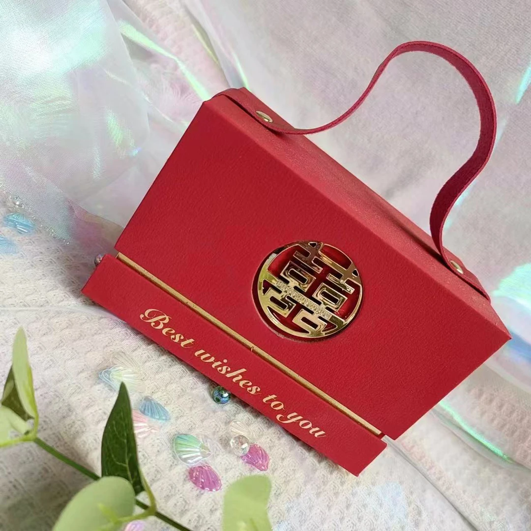 婚庆礼盒精致皮带手提