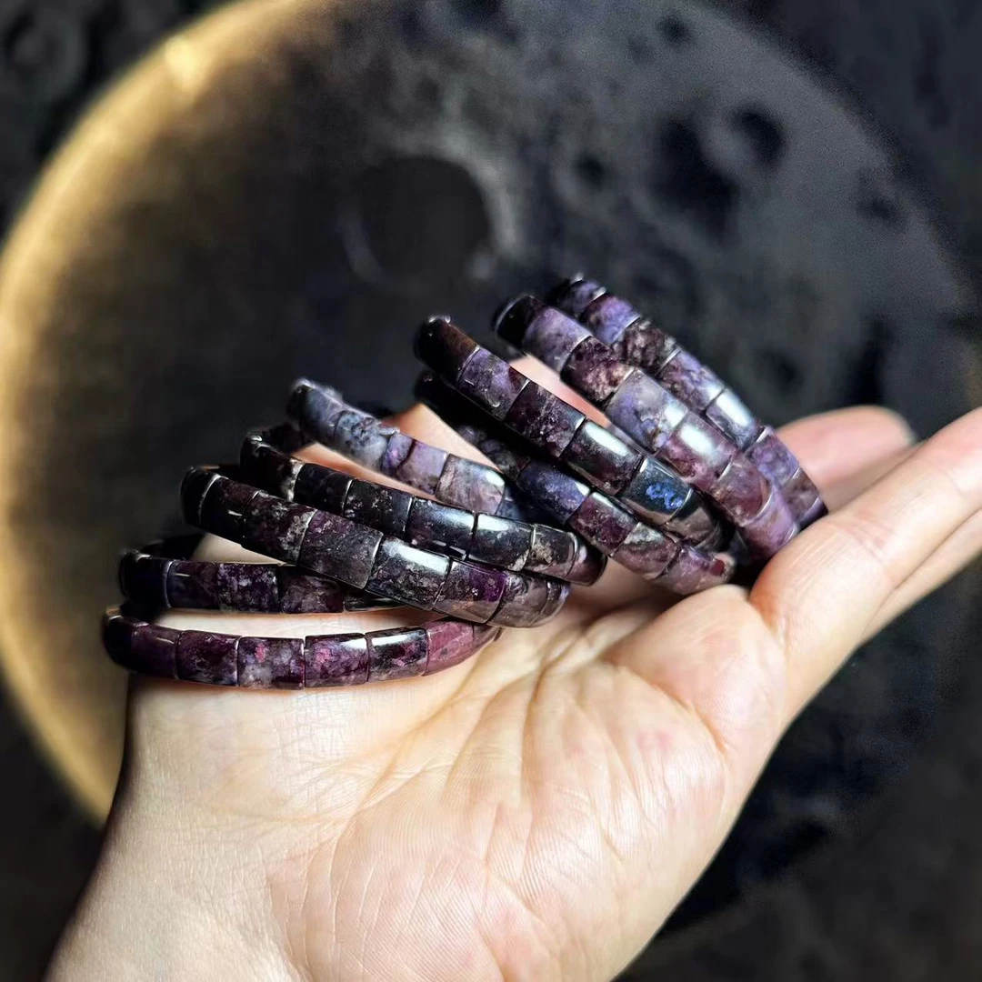 非金属玻璃吊坠 D996 紫底玻璃SP