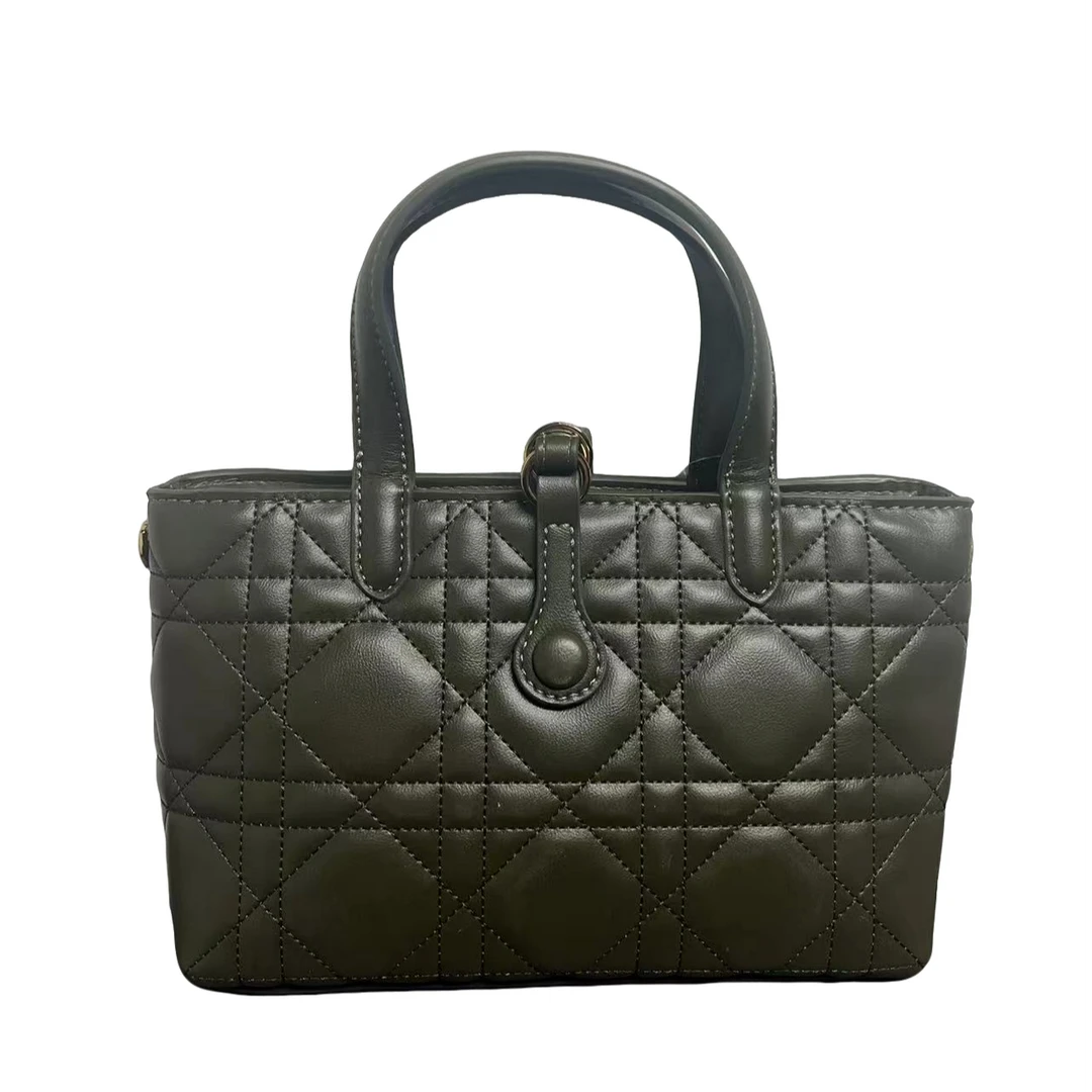 【周大喜】2024年新款时尚潮流单肩菜篮子DX020-绿色22*10*14