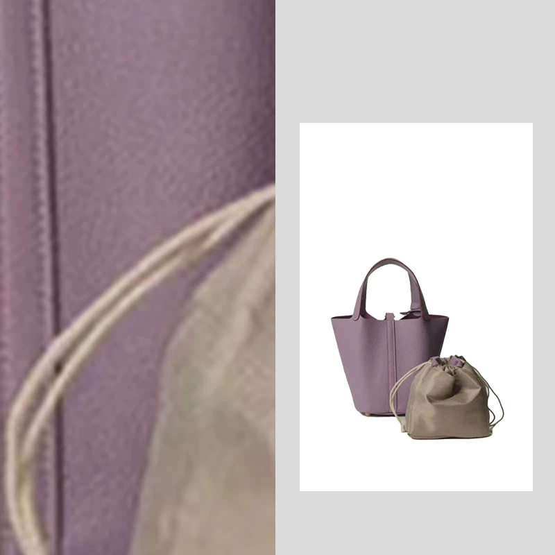 YCHZY· 原创设计   真皮高定手提包  ZY1009-紫色（中）