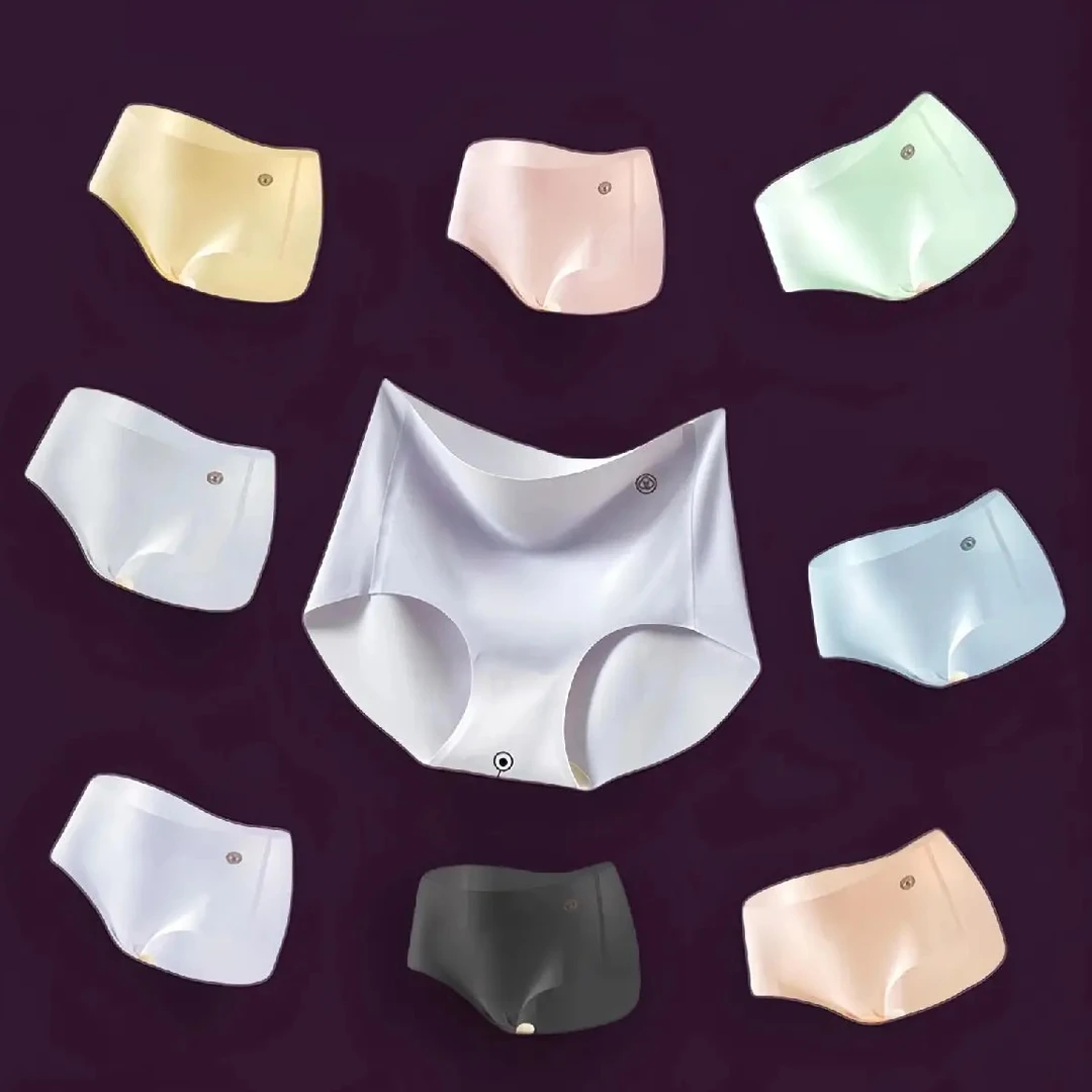 随机一条80-130斤内裤舒适透气少女亲肤无痕高弹无缝薄款女生