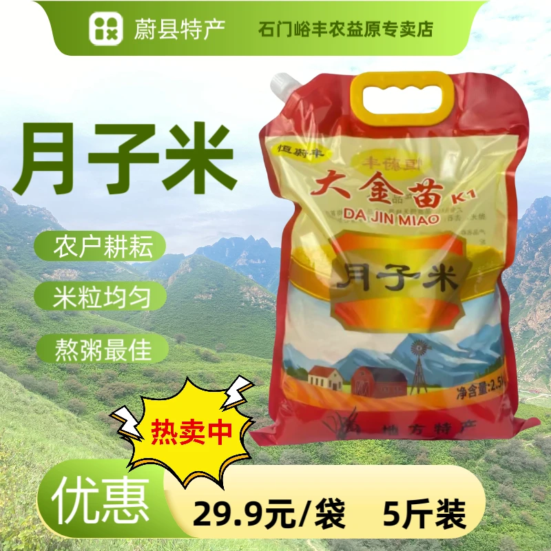 蔚县当季新月子米蔚县小米蔚州贡米5斤装