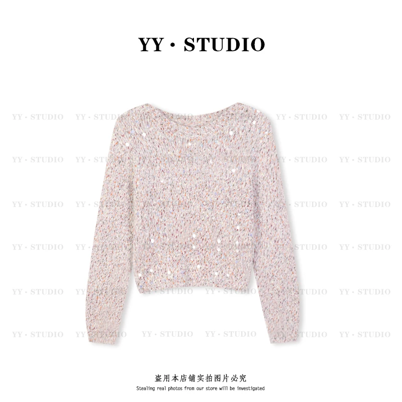 【YANYAN】早秋新款亮片毛衣针织衫长袖YY-5732