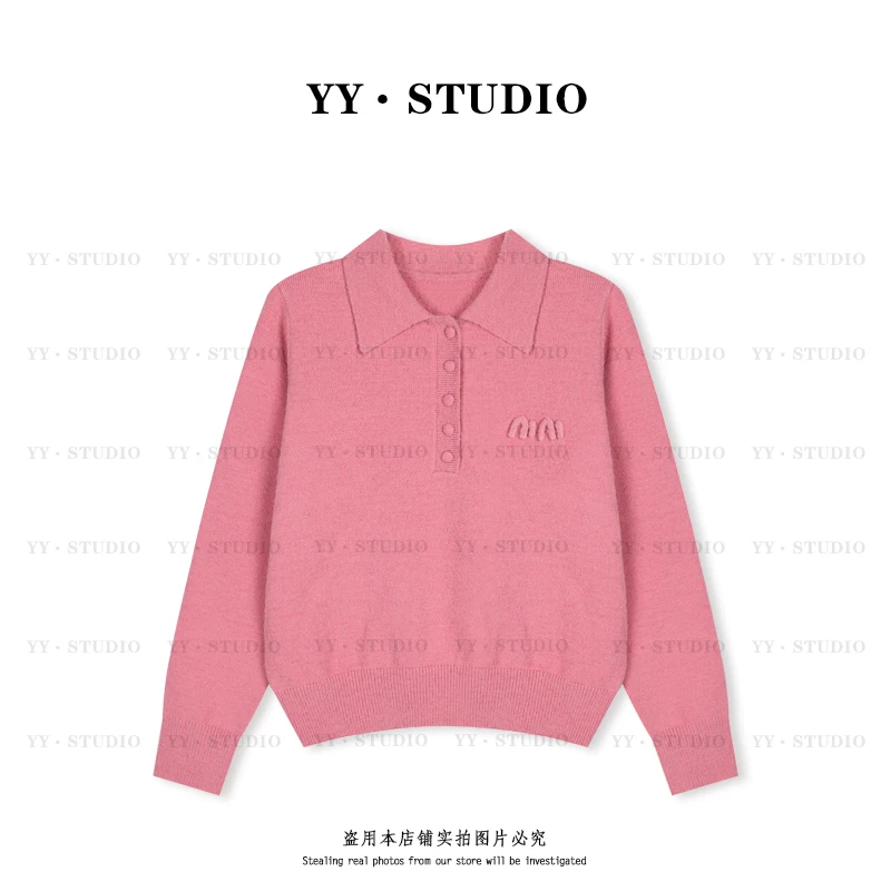 【YANYAN】秋冬polo字母毛衣长袖YY-7204