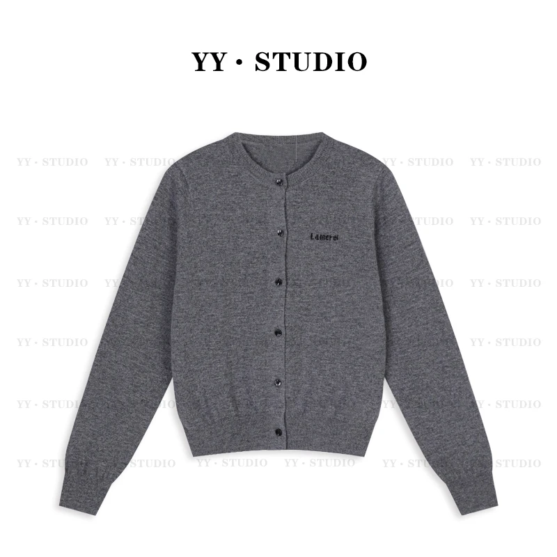 【YANYAN】早秋新款刺绣两件套针织开衫背心长袖YY-5087