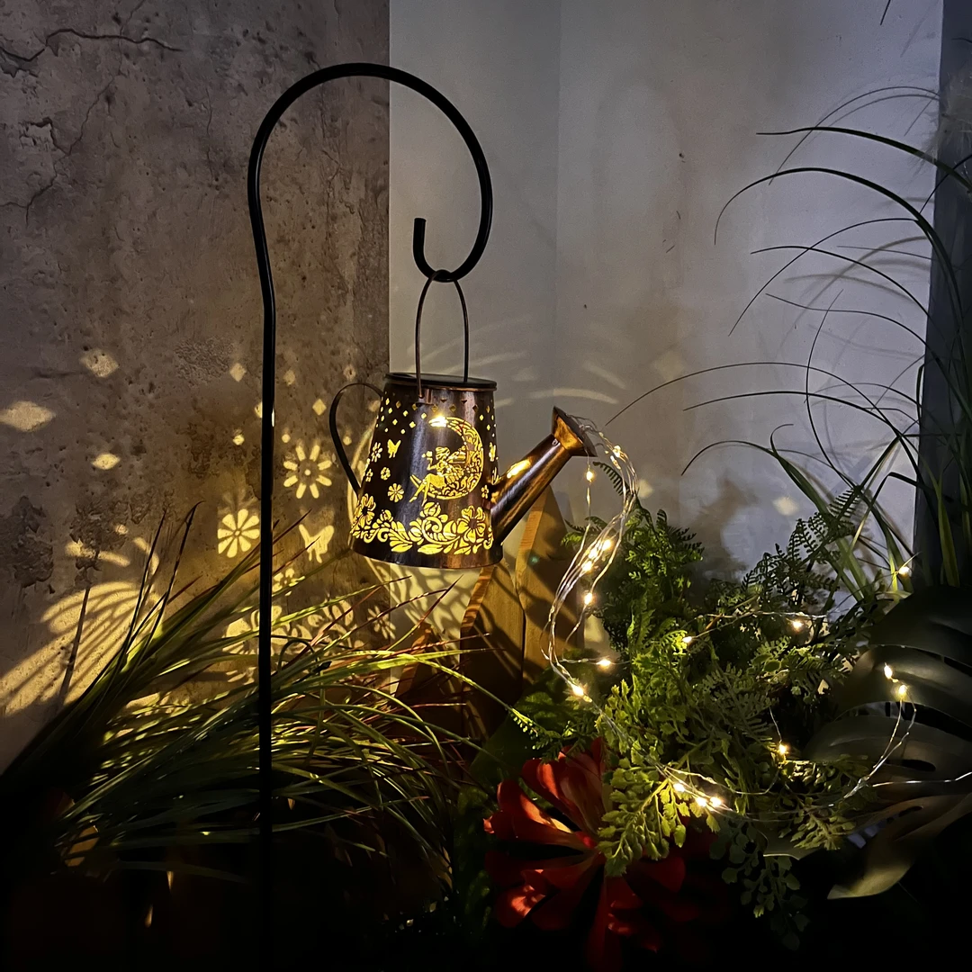 新太阳能灯户外水壶灯花园装饰灯别墅阳台家用民宿景观庭院氛围灯