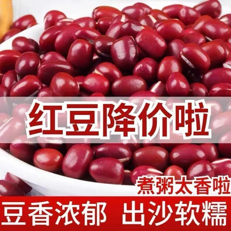 新货红小豆农家自产精品红豆手工蜜豆五谷杂粮红豆薏米饱满散装