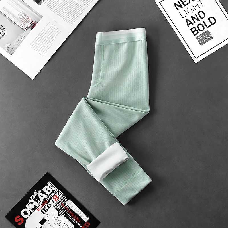 男士棉裤新款纯棉加绒秋裤秋冬季防寒保暖裤潮流青年贴身薄款绒裤