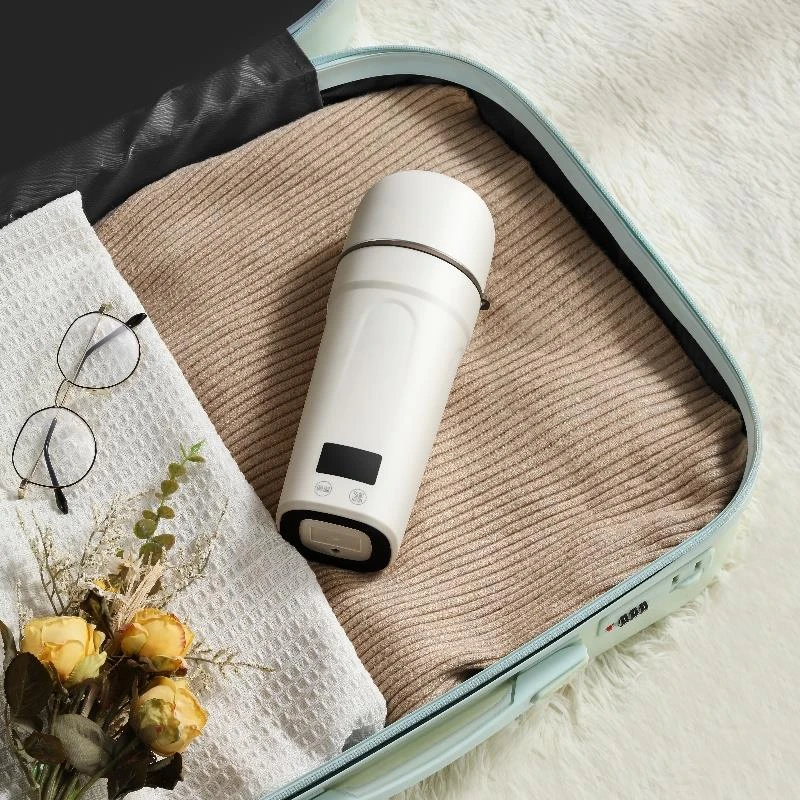 德国便携烧水杯恒温小型迷你烧水壶出差旅行车载加热保温电热水杯