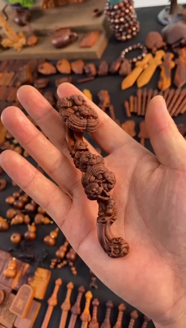 【闪购商品】木枣木灵芝如意随机发