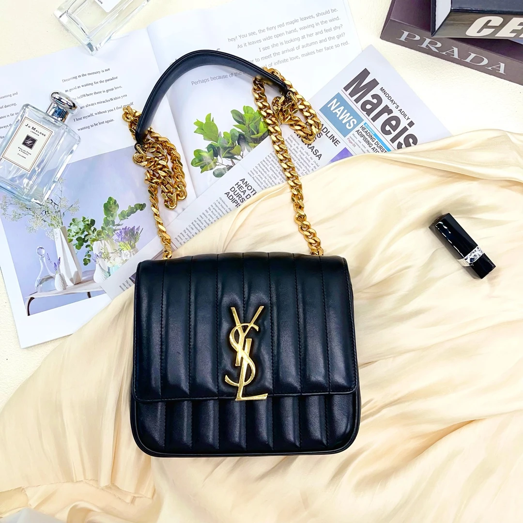 95新 YSL/圣罗兰  YSL圣罗兰 Vicky 18年 羊皮 9195163