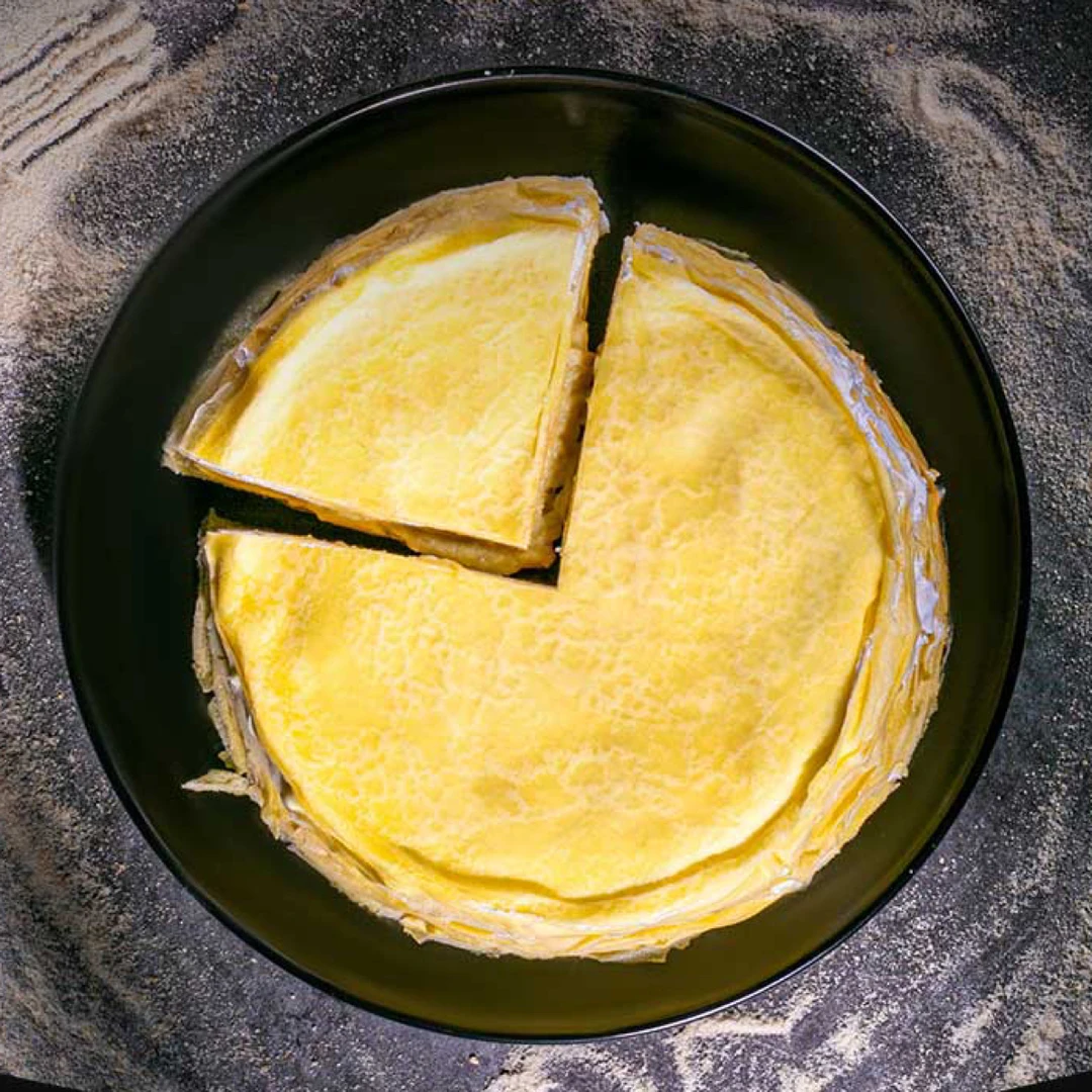 榴莲千层蛋糕          参