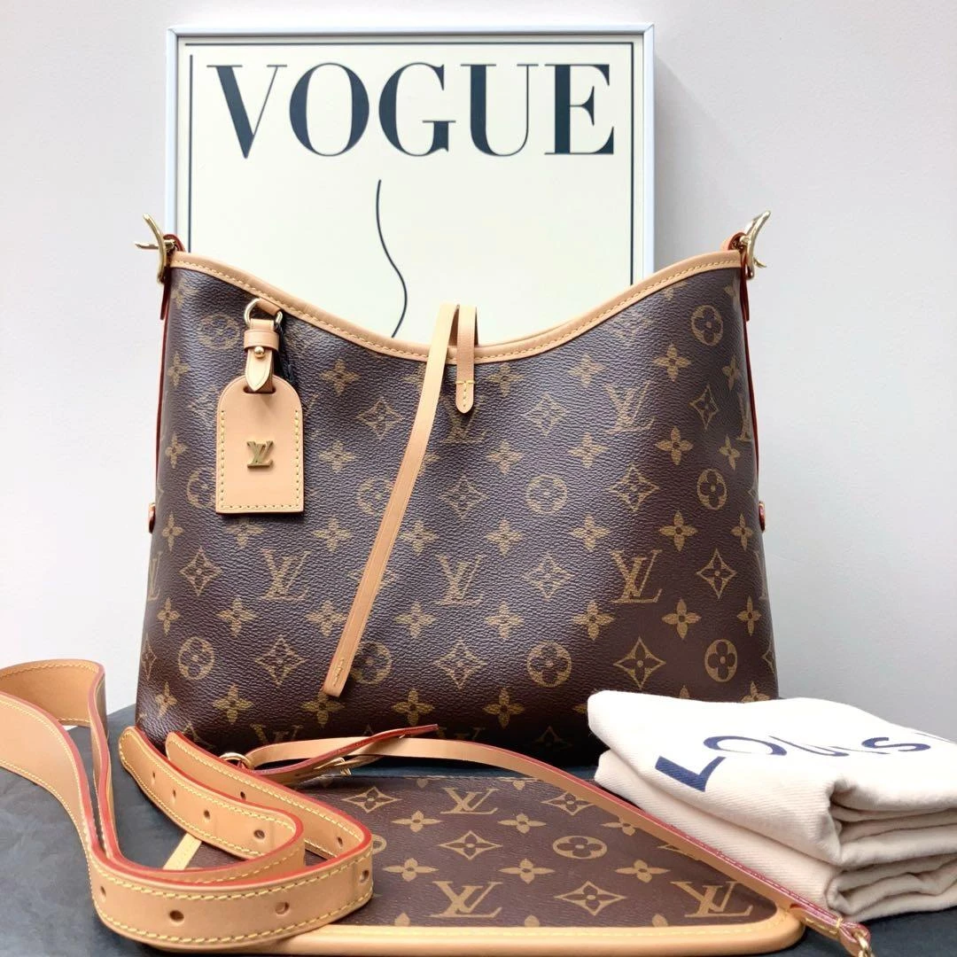 95新 LouisVuitton/路易威登 W小号carryall芯片款单肩包36168429