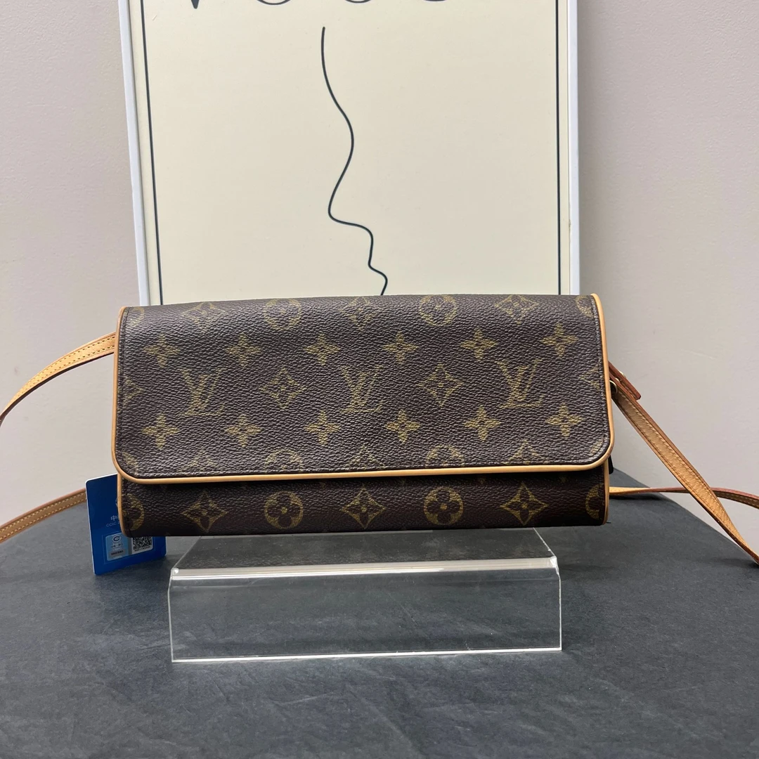 95新 LouisVuitton/路易威登 W路易威登老花信封包单肩包73013557