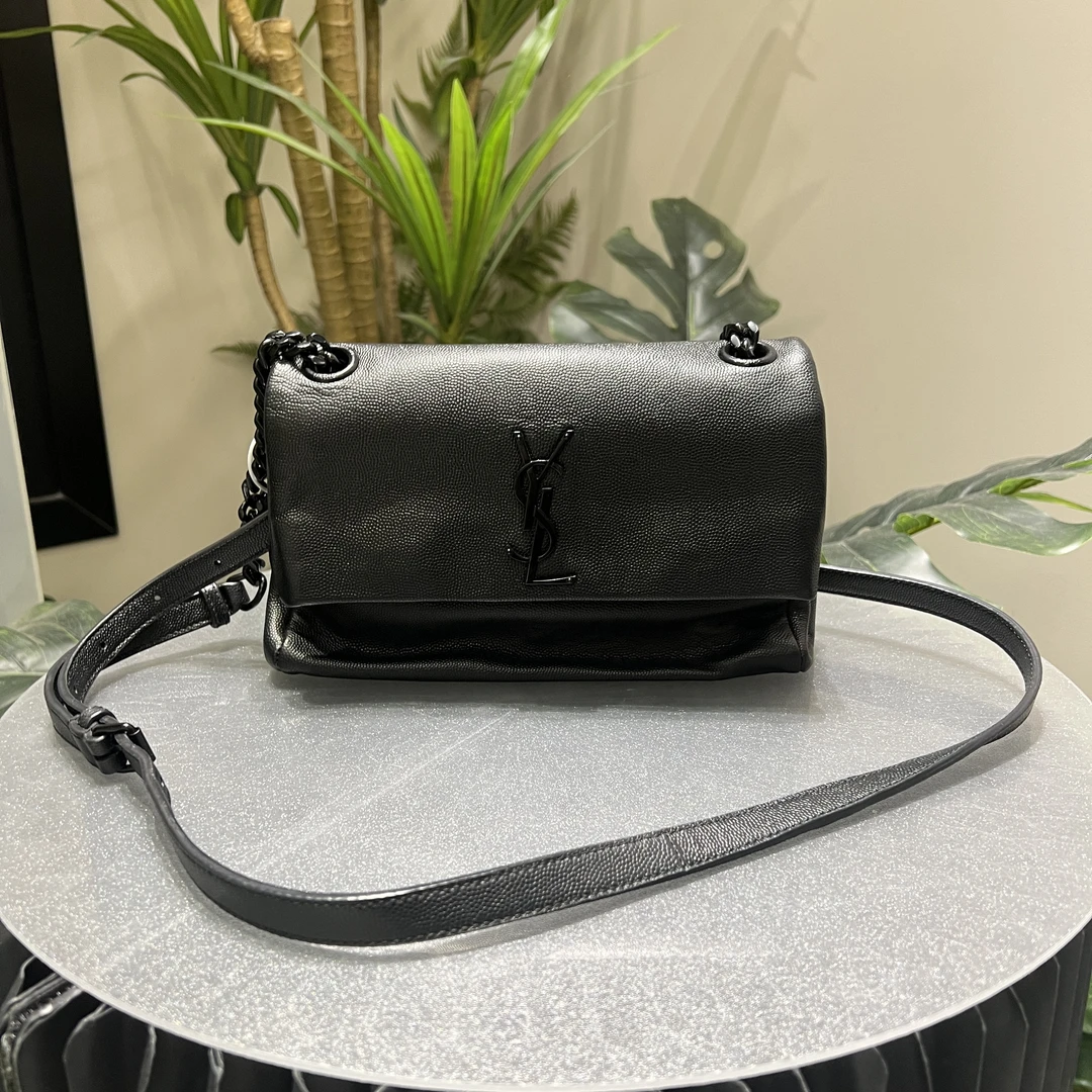 95新 YSL/圣罗兰 W圣罗兰so black好莱坞单肩包52082291