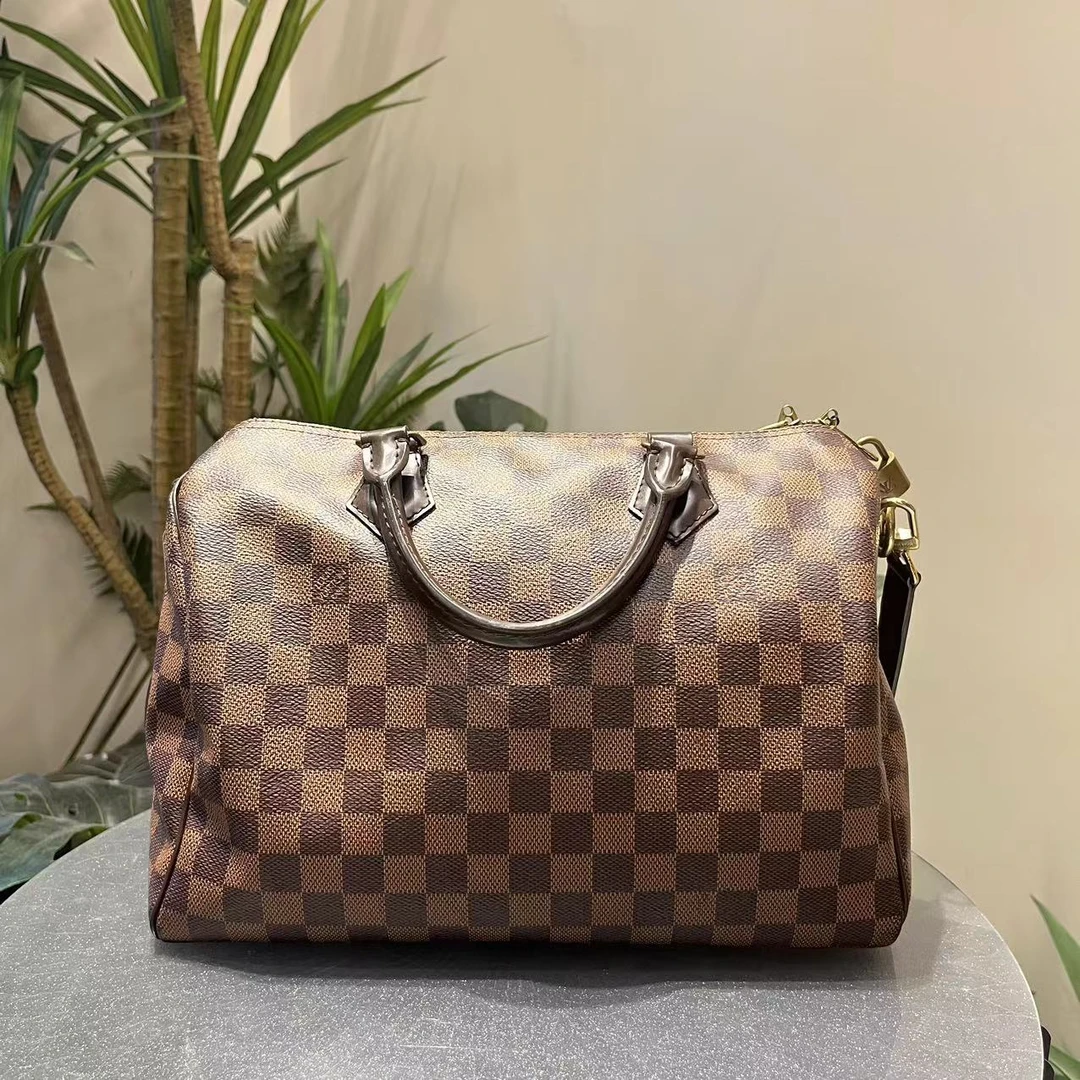 95新 LouisVuitton/路易威登 speedy30单肩包无钥匙22941382