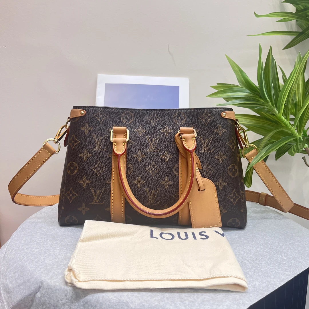 95新 LouisVuitton/路易威登 soufflot bb蒙田芯片单肩包50571207