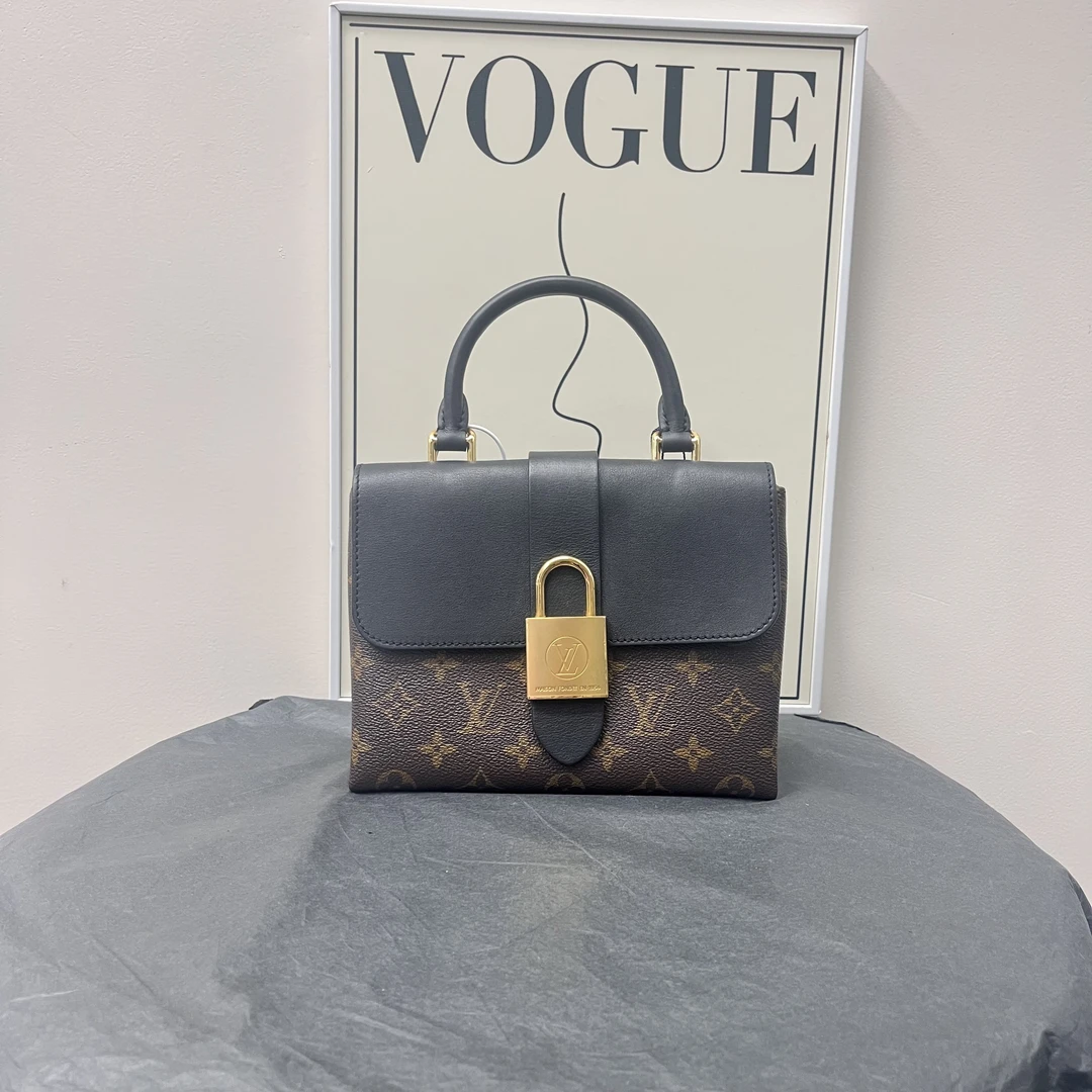 95新 LouisVuitton/路易威登 W路易威登老花locky锁头包59070243