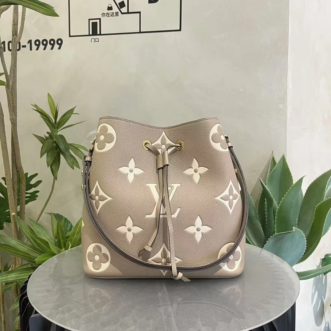 95新 LouisVuitton/路易威登 neonoe水桶芯片款单肩包76841913