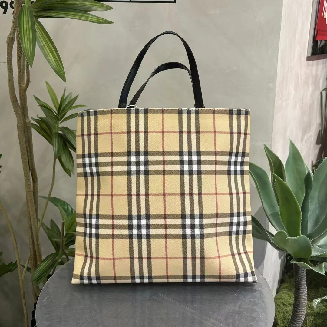 95新 BURBERRY/博柏利 W巴宝莉tote包单肩包48992203