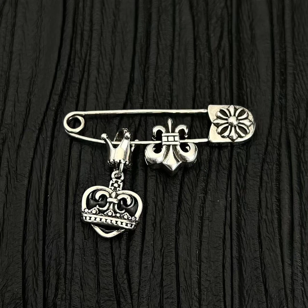 合金胸针 【H039】重工克克胸针甜酷风潮流气质ins风胸针