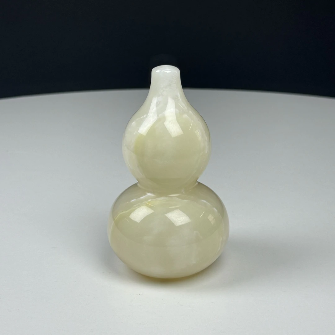 #付米链接#天然玉石葫芦摆件#家居放客厅玄关乔迁新居礼品