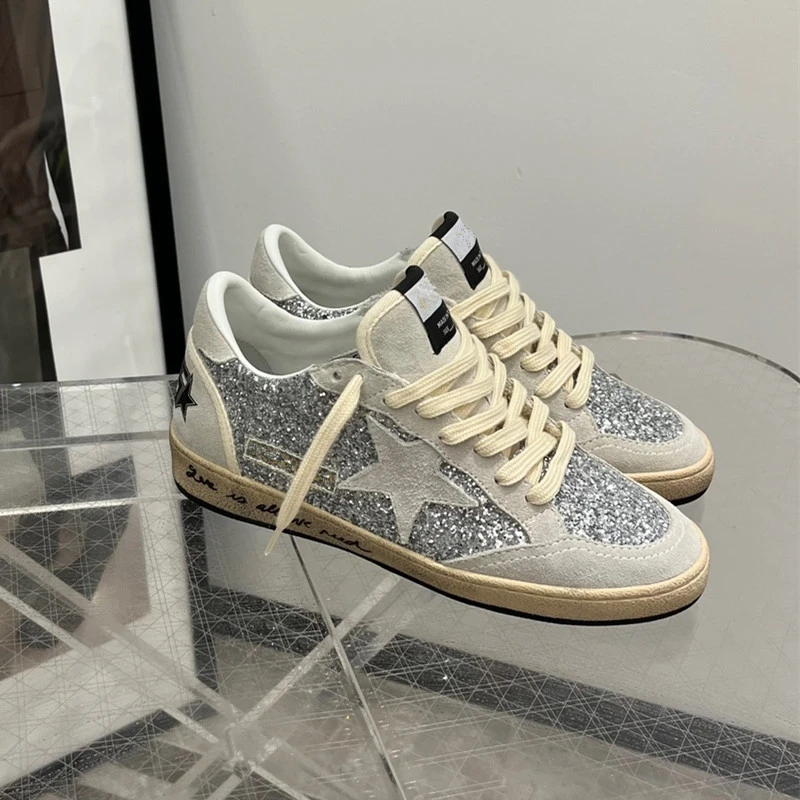 GENIUS GIRAFFE B系列经典黑红绿星做旧星星小脏鞋女休闲板鞋