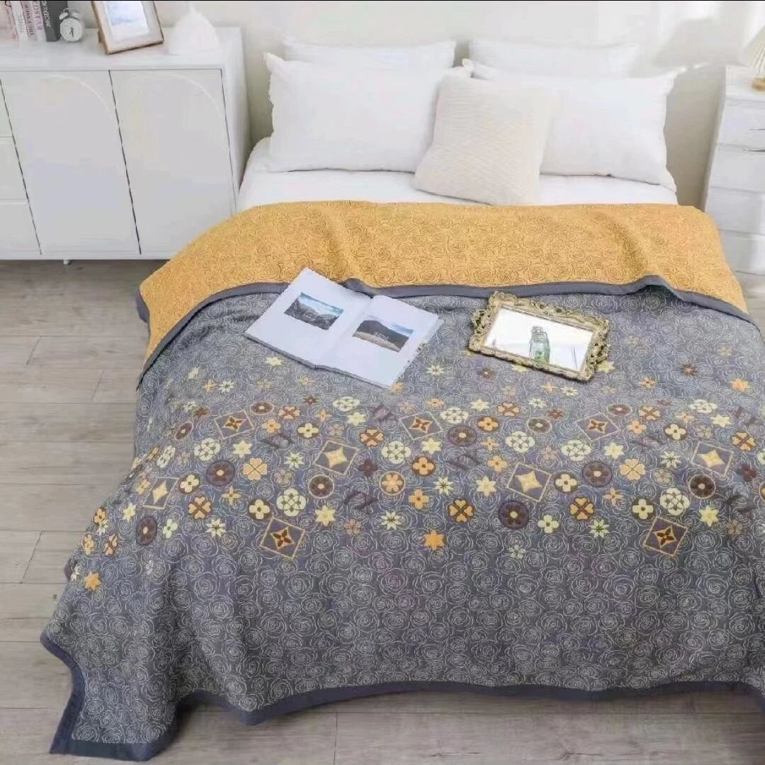 墨尔本】2.3*2.5米床盖四季通用双面亲肤加厚柔软大尺寸床单带包装