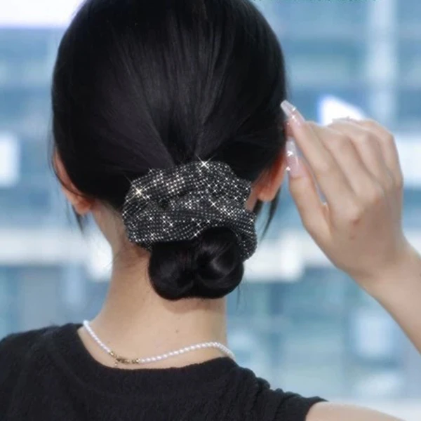 C132-发饰头饰舞蹈气质韩版高弹力发圈头绳2024新款送礼妈妈母亲