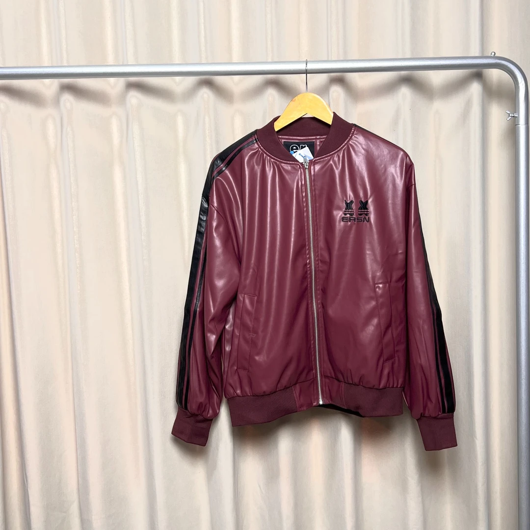 小恶mo~美式复古夹克街头jk潮流pu外套