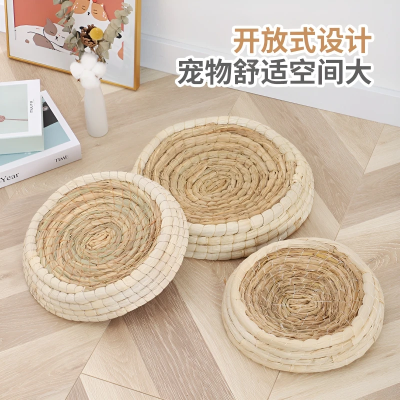 草编鸽子窝防侧翻信鸽元宝鸽赛鸽窝草垫玉米皮草窝繁殖鸡窝孵蛋窝