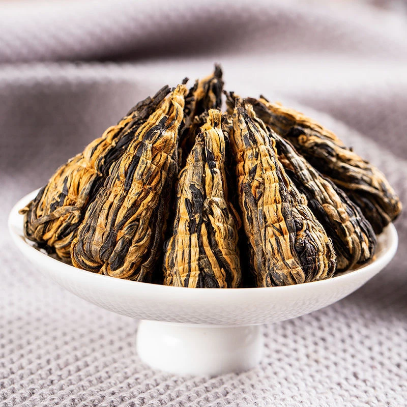 【洛雨甄选】云南滇红红茶茶叶滇红宝塔手工红茶蜜香金芽单芽茶叶