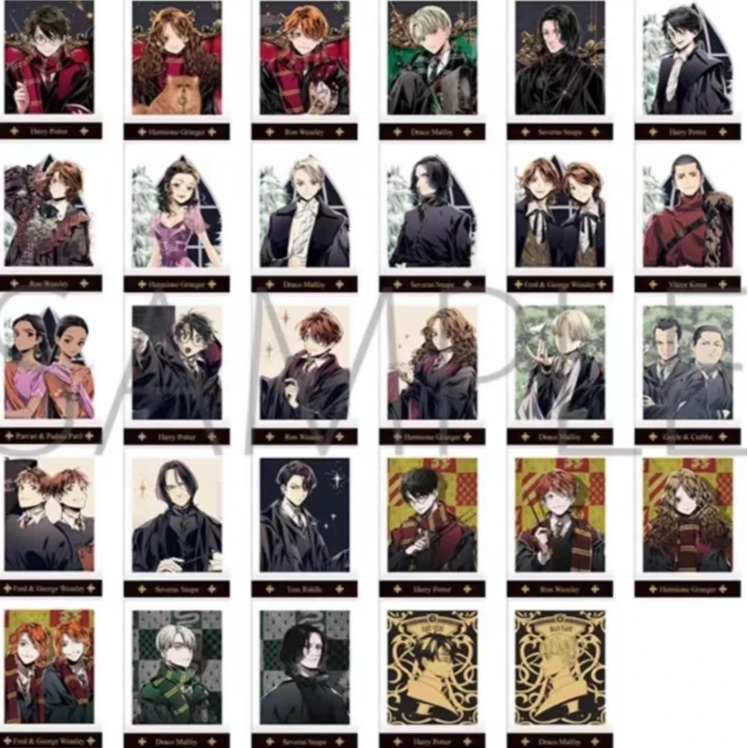 哈利波特花语徽章  真人版拍立得 相卡【散池】（盲盒 主播代拆）