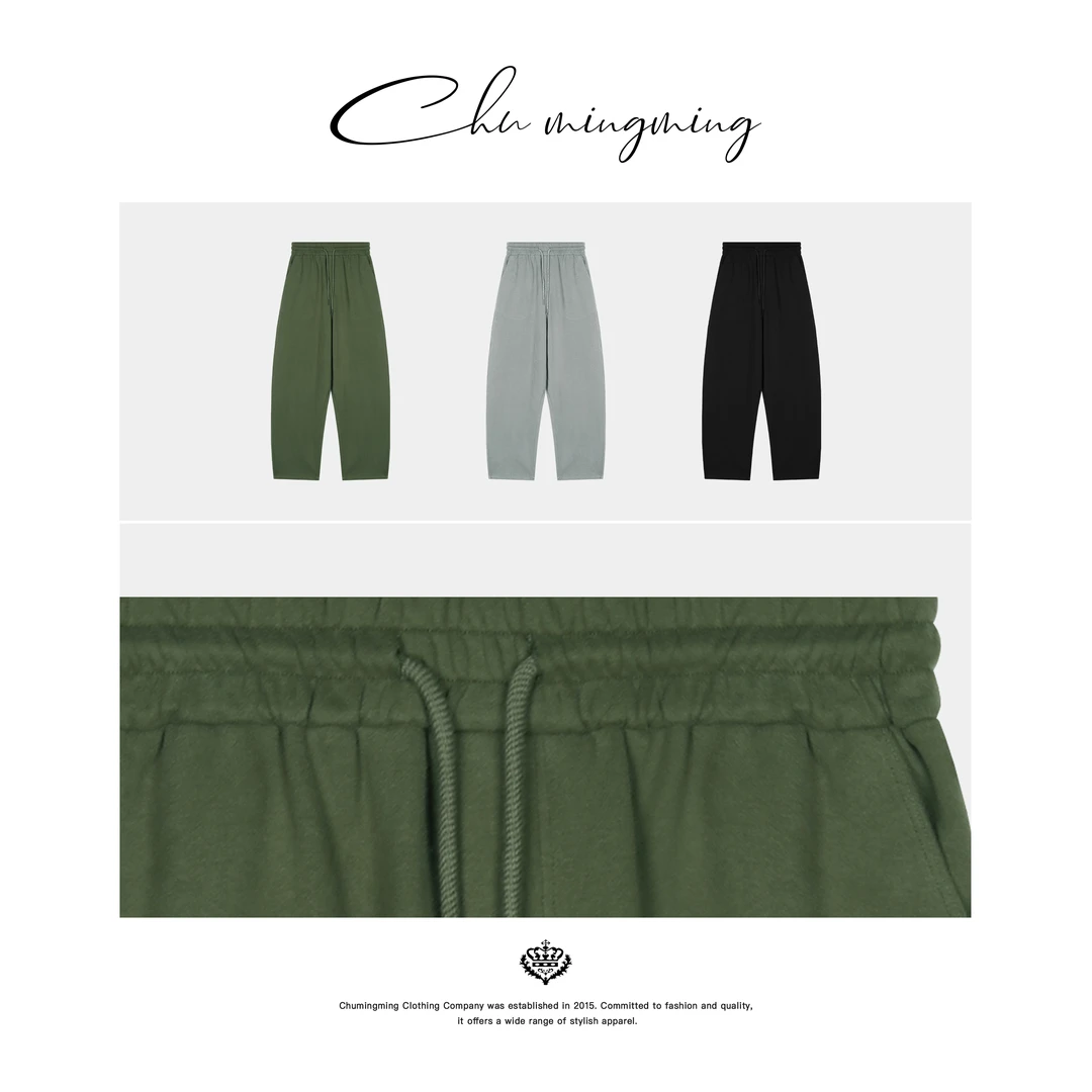 【CHU/2024SSNEW】原创设计豆腐绒香蕉裤24109