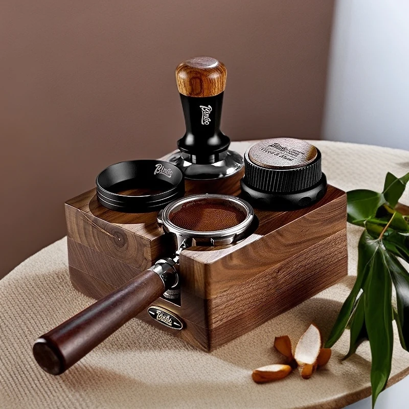 Bincoo家用四孔压粉底座实心创意式咖啡器布粉器压粉锤居家好物