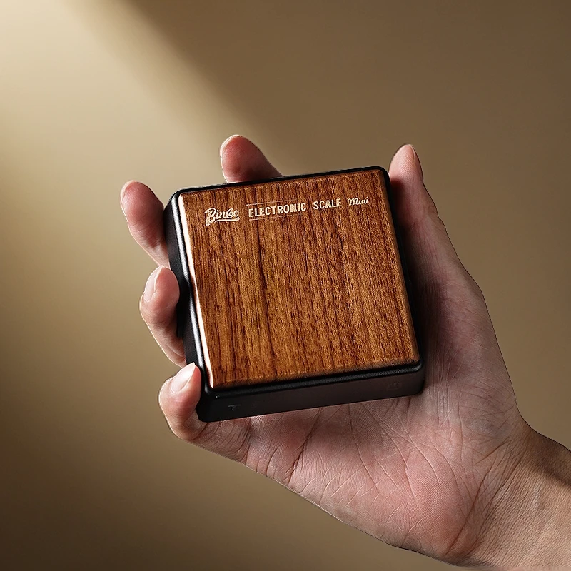 Bincoo复古家用称重简约中式方形迷你咖啡电子称厨房称便携秤器具