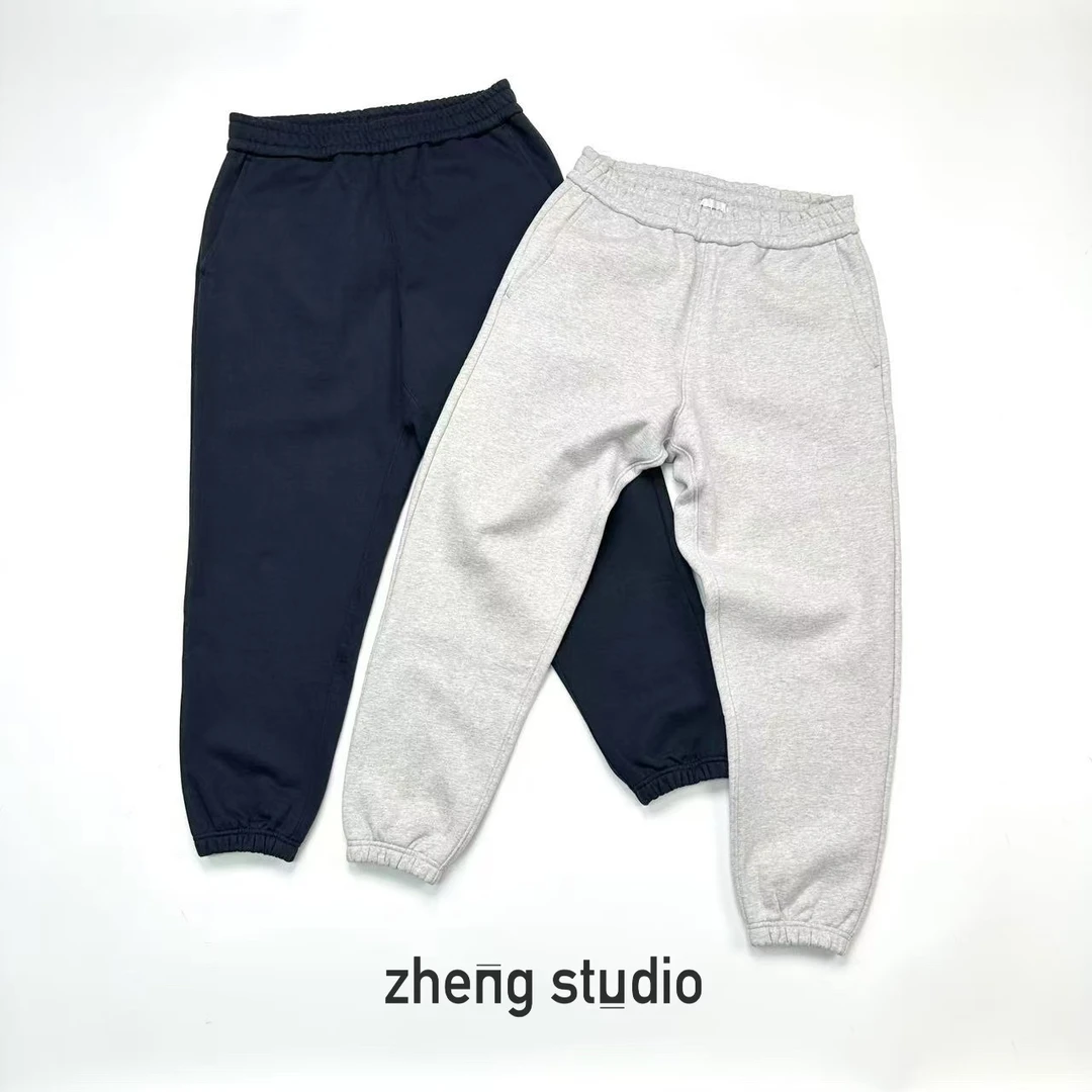 #9746 重磅拉绒 束脚卫裤