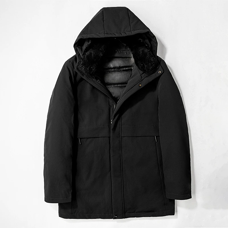 冬季新款男士休闲防风连帽内胆可拆卸羽绒服(G3011)