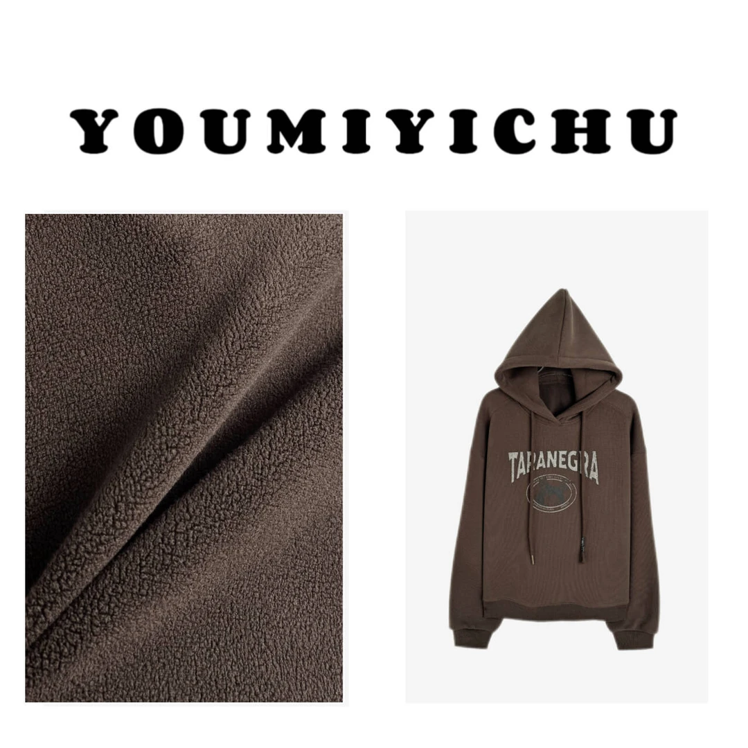 Y.M | 卡布奇诺 巴恩风 加绒韩系休闲百搭卫衣0943