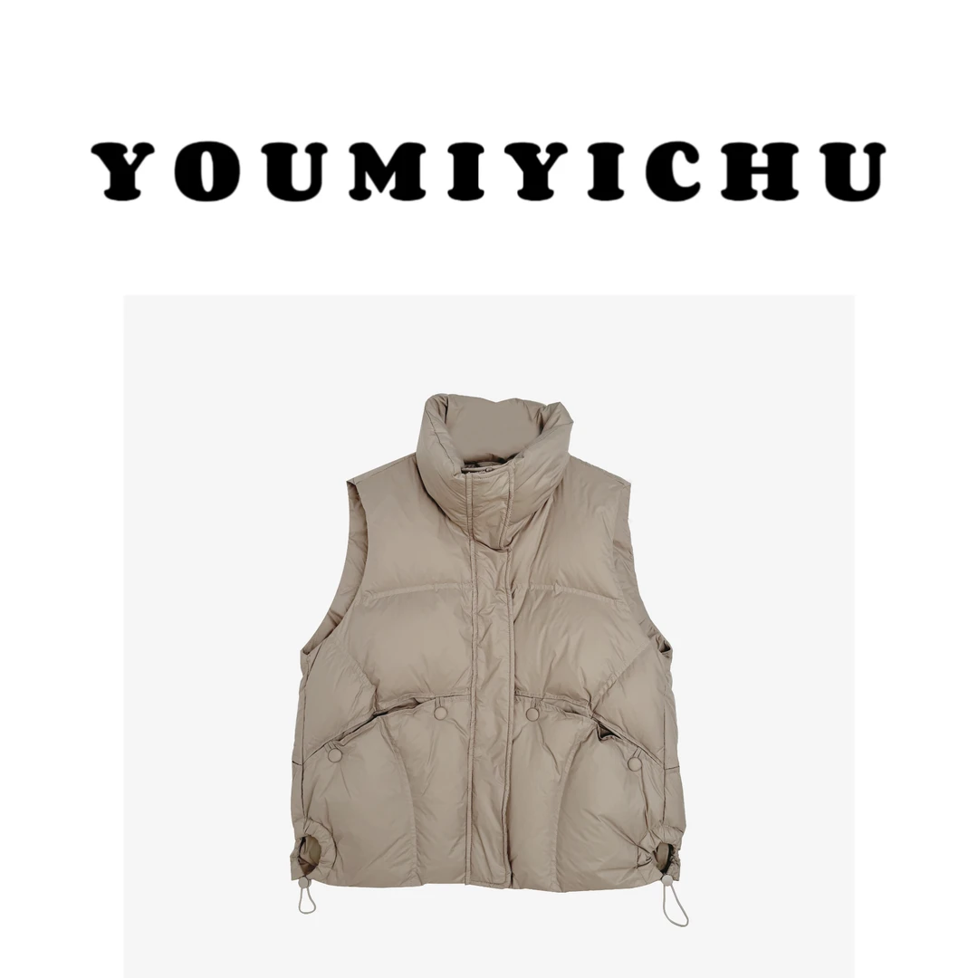 Y.M | 可可泡芙 小众设计 韩系休闲百搭款羽绒马甲82321