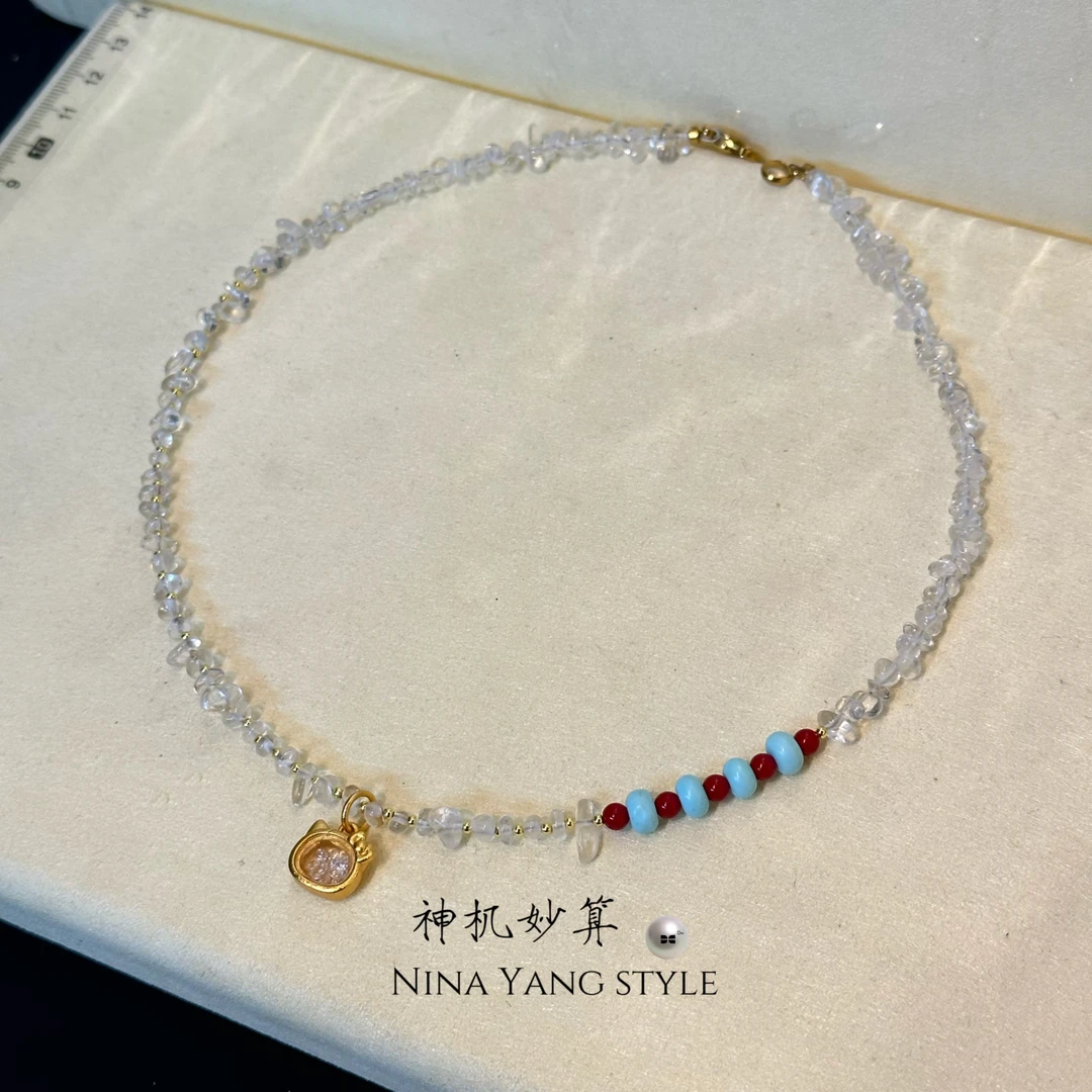 雲涌之丽 铜合金仿水晶项链 【神机妙算】项链DMN0716