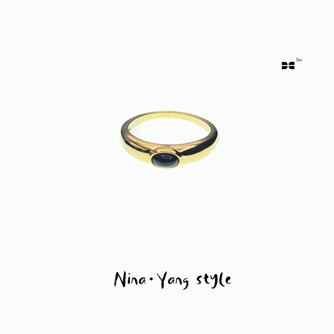 铜合金戒指 Dm朵米轻奢轻奢ins时尚小众简约小号戒指DMR055